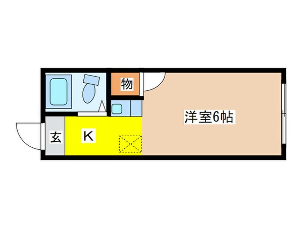 ウイリン  ２の物件間取画像